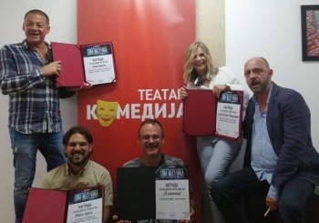 “Komediji” i predstavi “39 stepenica” čak četiri nagrade na festivalu “Gola mesečina” u Skoplju!