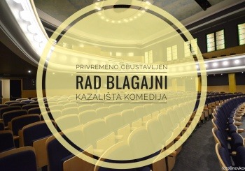 Privremeno obustavljen rad blagajni Kazališta “Komedija”