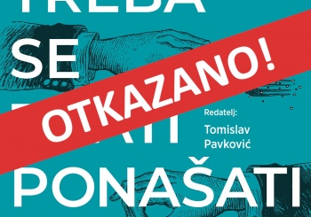 Otkazana predstava “Treba se znati ponašati” 16. rujna 2021.!