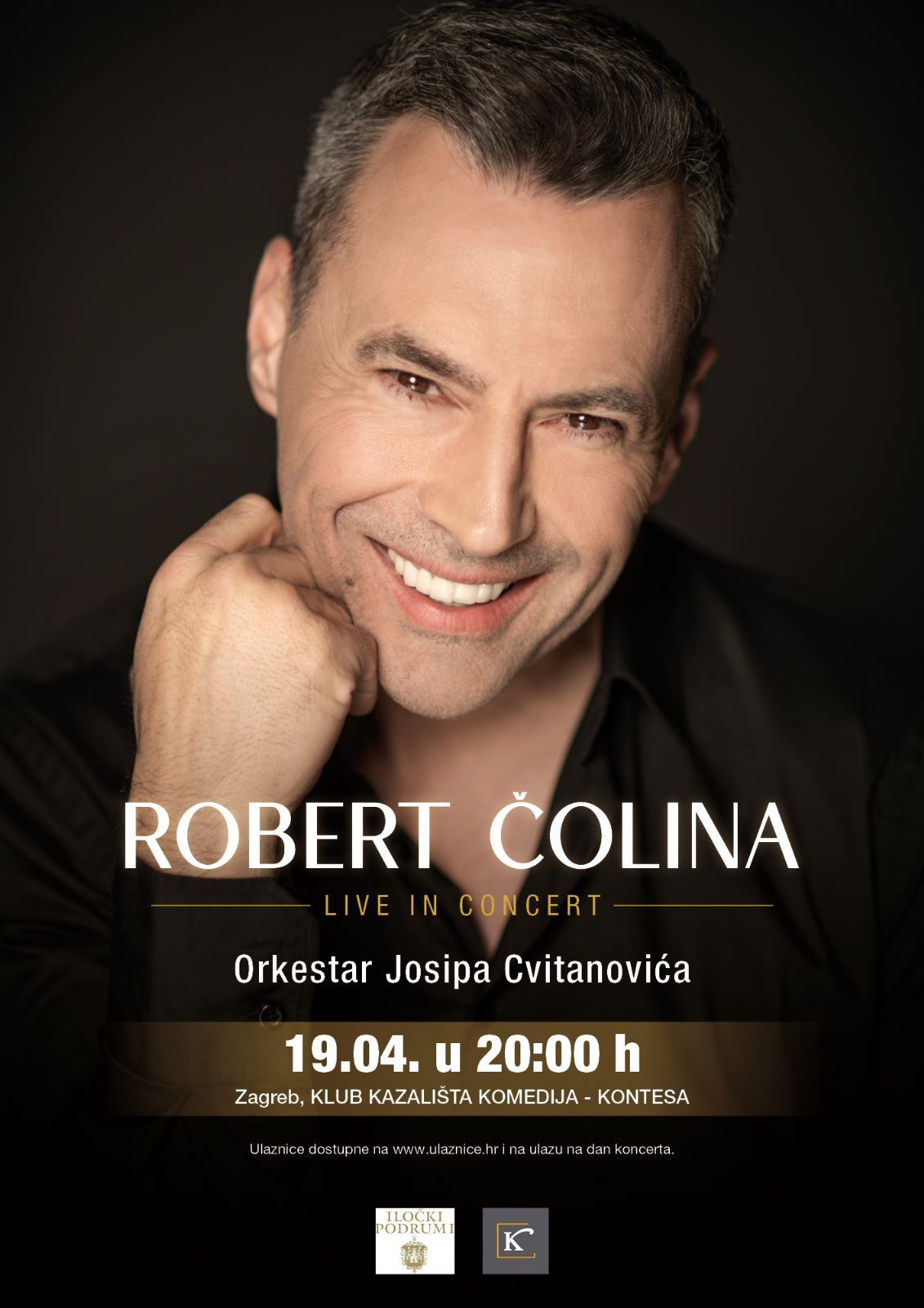 Robert Čolina live in concert uz Orkestar Josipa Cvitanovića