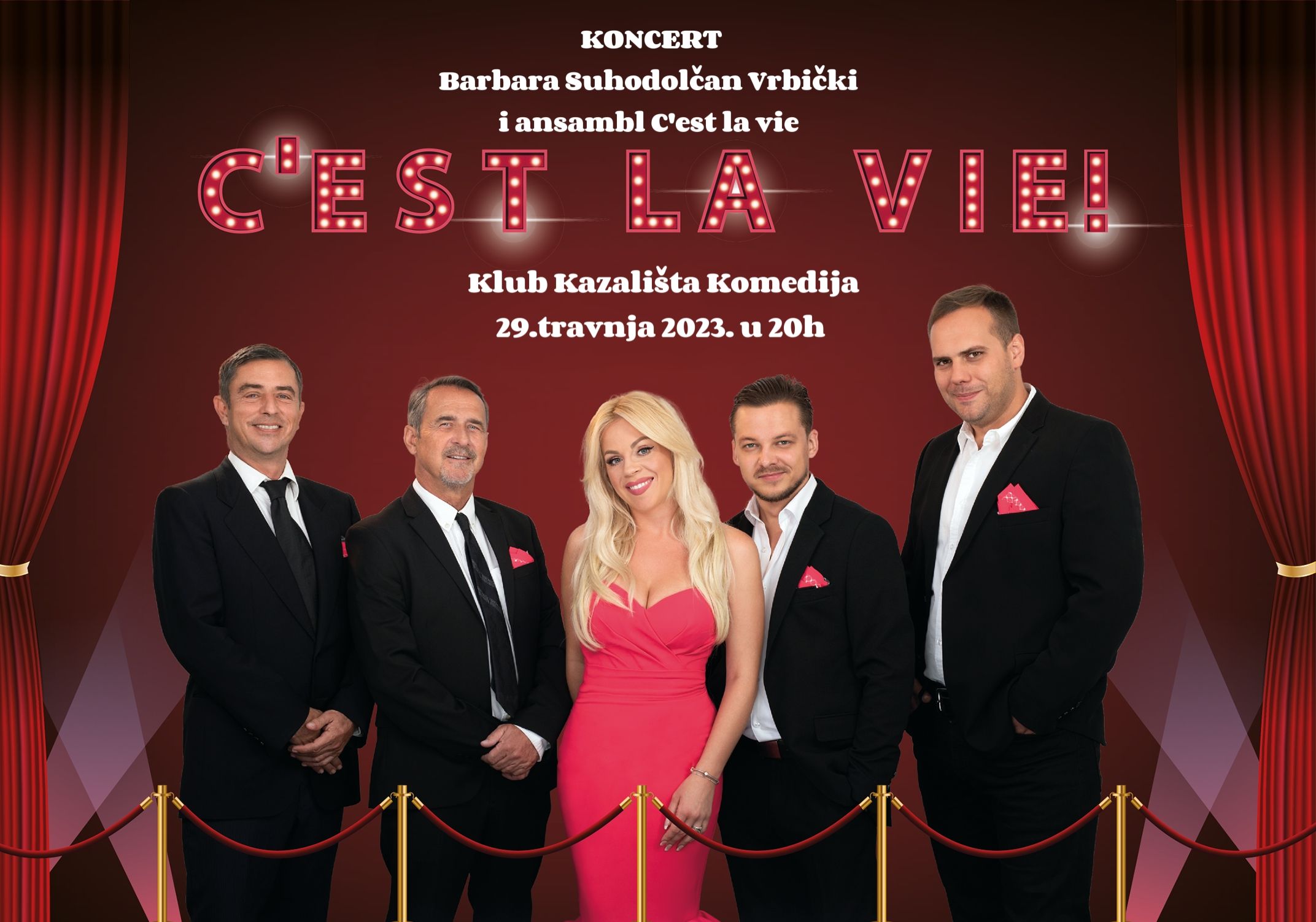 Barbara Suhodolčan Vrbički i ansambl C'est la vie!, koncert