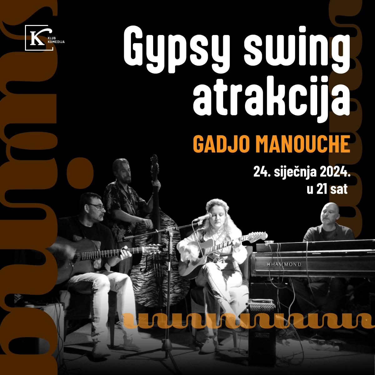 Gypsy swing atrakcija - GADJO MANOUCHE