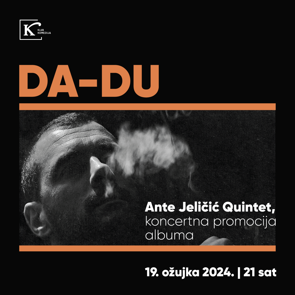 Ante Jeličić Quintet: “DA-DU”, koncertna promocija albuma