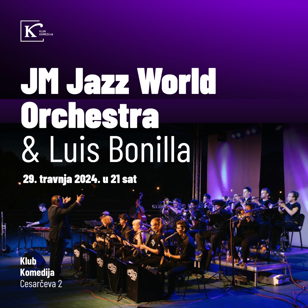 JM Jazz World Orchestra & Luis Bonilla