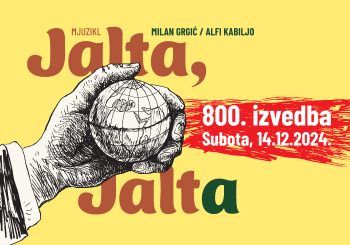 Obilježavamo 800. izvedbu mjuzikla Jalta, Jalta u kazalištu Komedija!