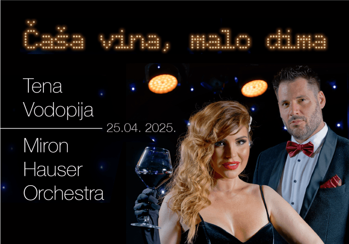 ‘Čaša vina, malo dima’ - Tena Vodopija i Miron Hauser Orchestra