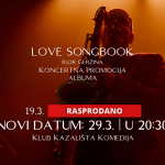 NOVI DATUM: IGOR GERŽINA - KONCERTNA PROMOCIJA ALBUMA “LOVE SONGBOOK”