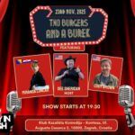 TWO BURGERS AND A BUREK, stand-up comedy show in English