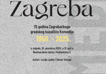 Promocija monografije Kazališta Komedija u srijedu, 10. prosinca 2025. u Novinarskom domu