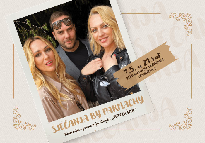 Sjećanja by PARMACHY & koncertna promocija singla "Fotografije"