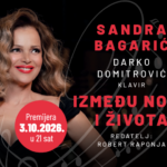 Sandra Bagarić: IZMEĐU NOTA I ŽIVOTA, premijera